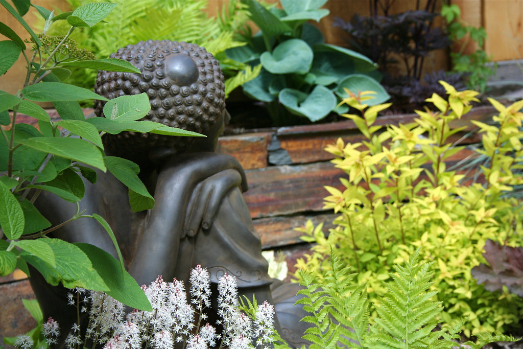 Buddha Statue in Garden
