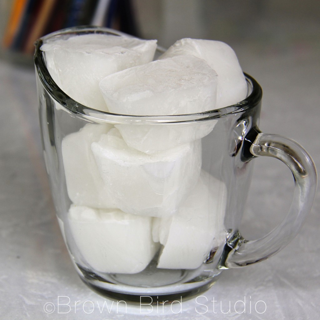 frozen coconut milk cubes