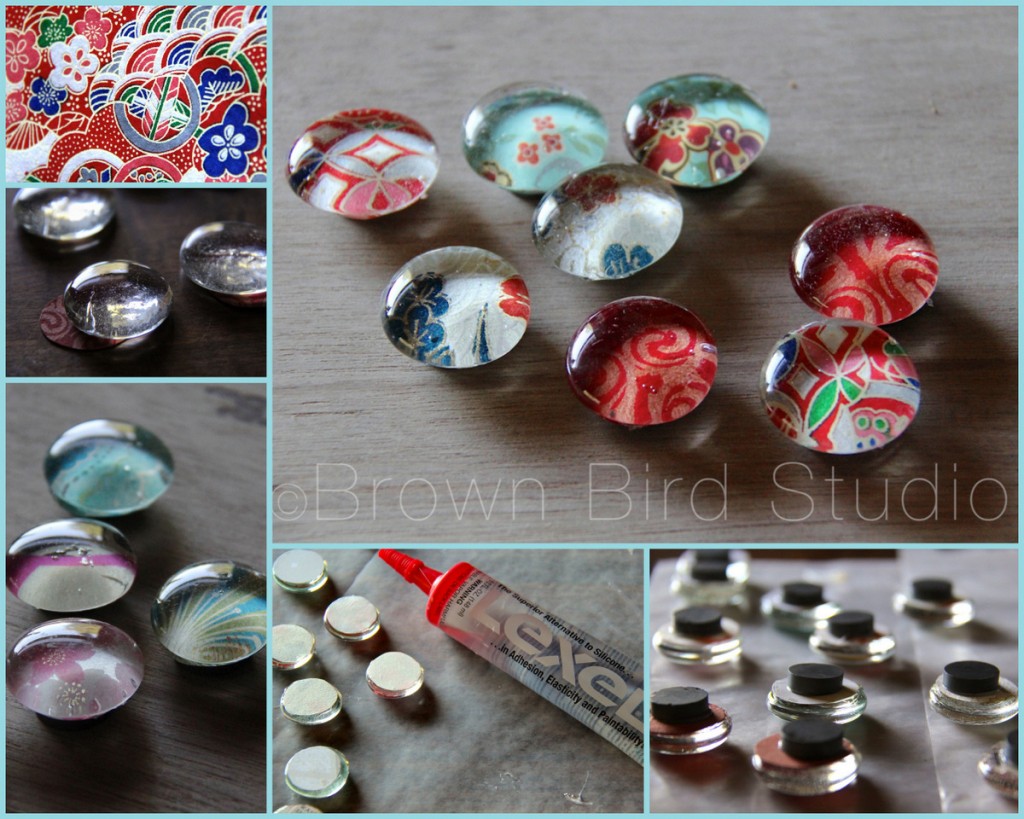 Easy Glass Marble Magnets