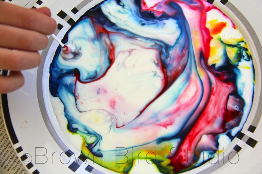 Milk Swirl Painting