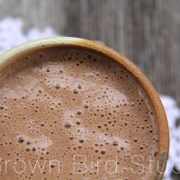 Hot Chocolate Banana Nut Soothie