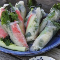Spring Rolls with Crab