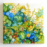 Painted Tile by Maureen Shaughnessy